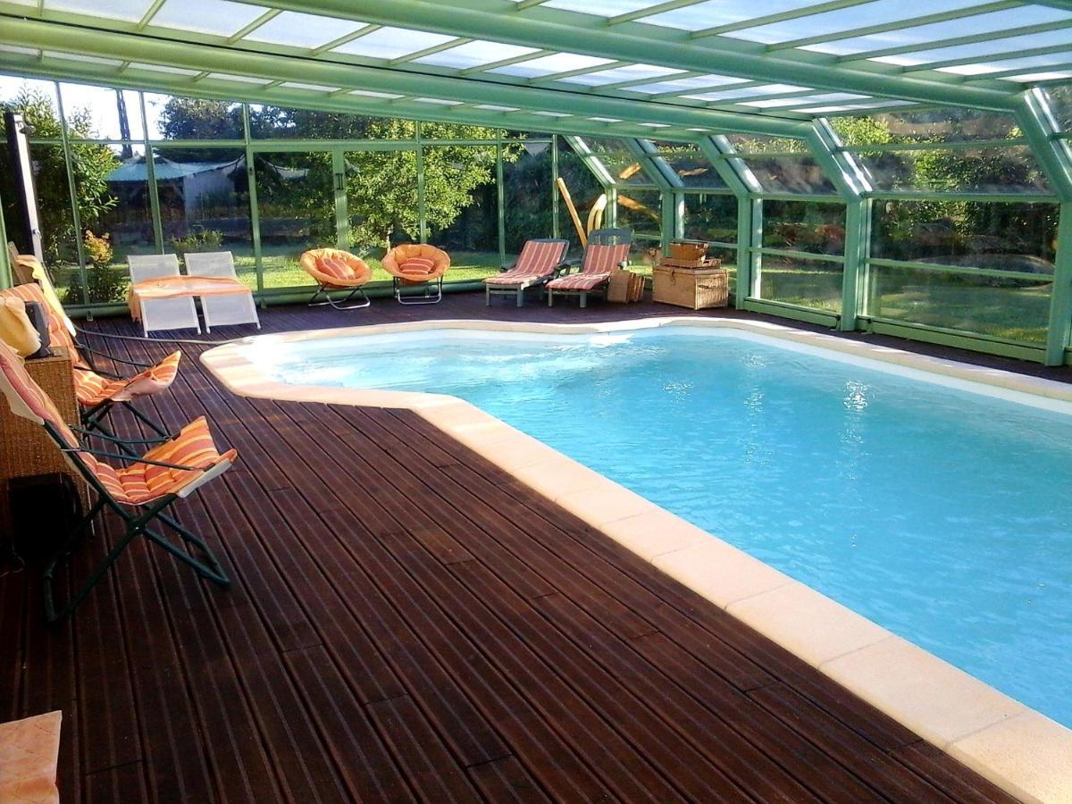 Chambre D'Hote Avec Piscine Couverte Coulaines 外观 照片